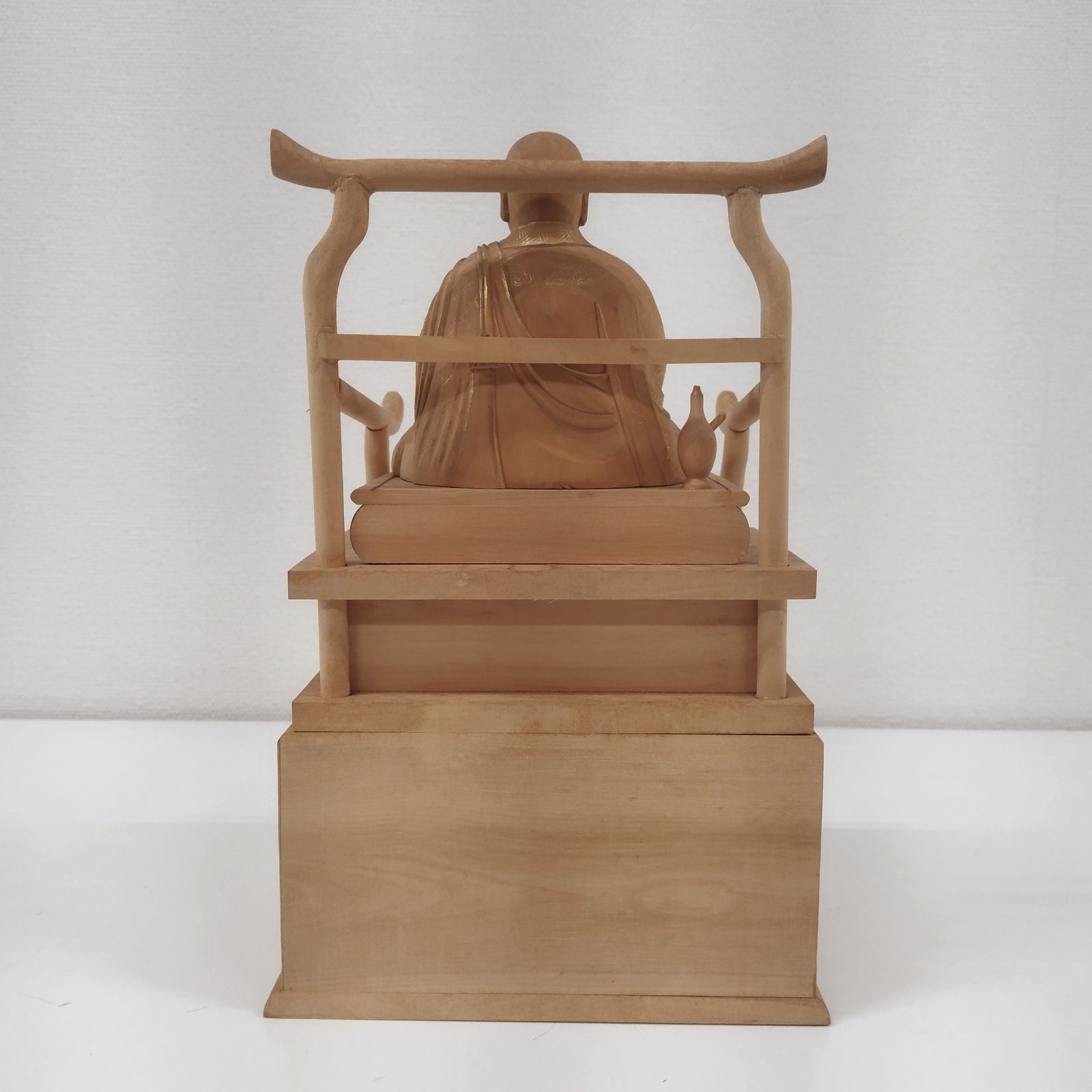 展示品アウトレット】弘法大師 空海 色付き カラー 木彫り 仏像 置物