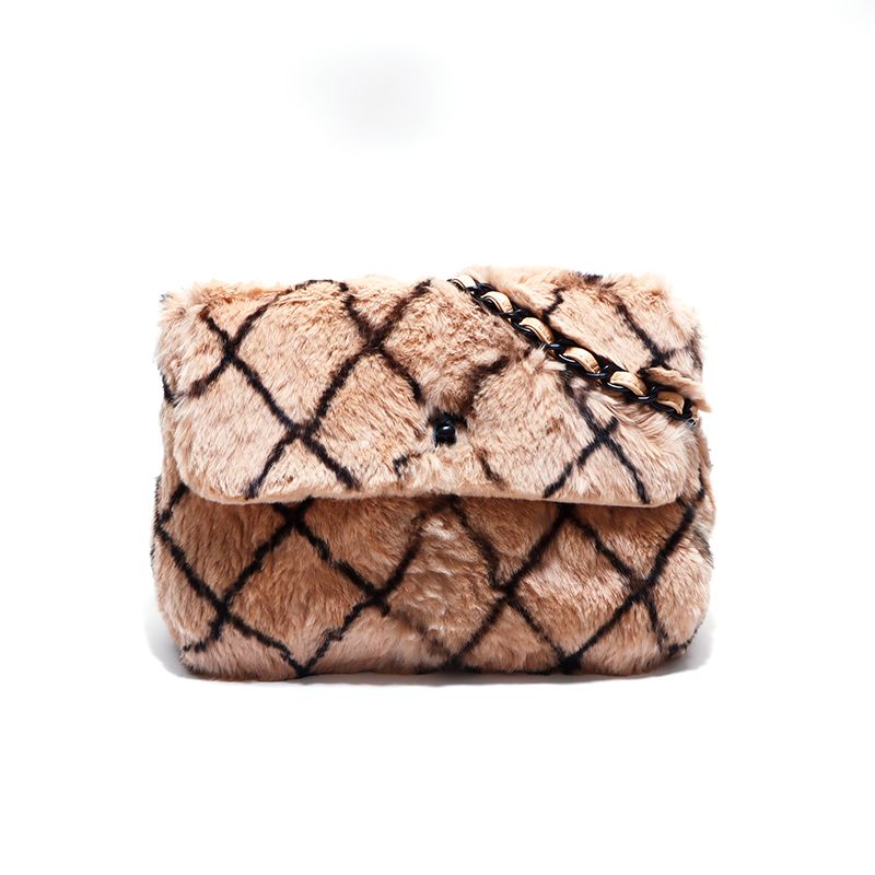 CHANEL シャネル ショルダーバッグ ラパン ラビットファー マトラッセ 
