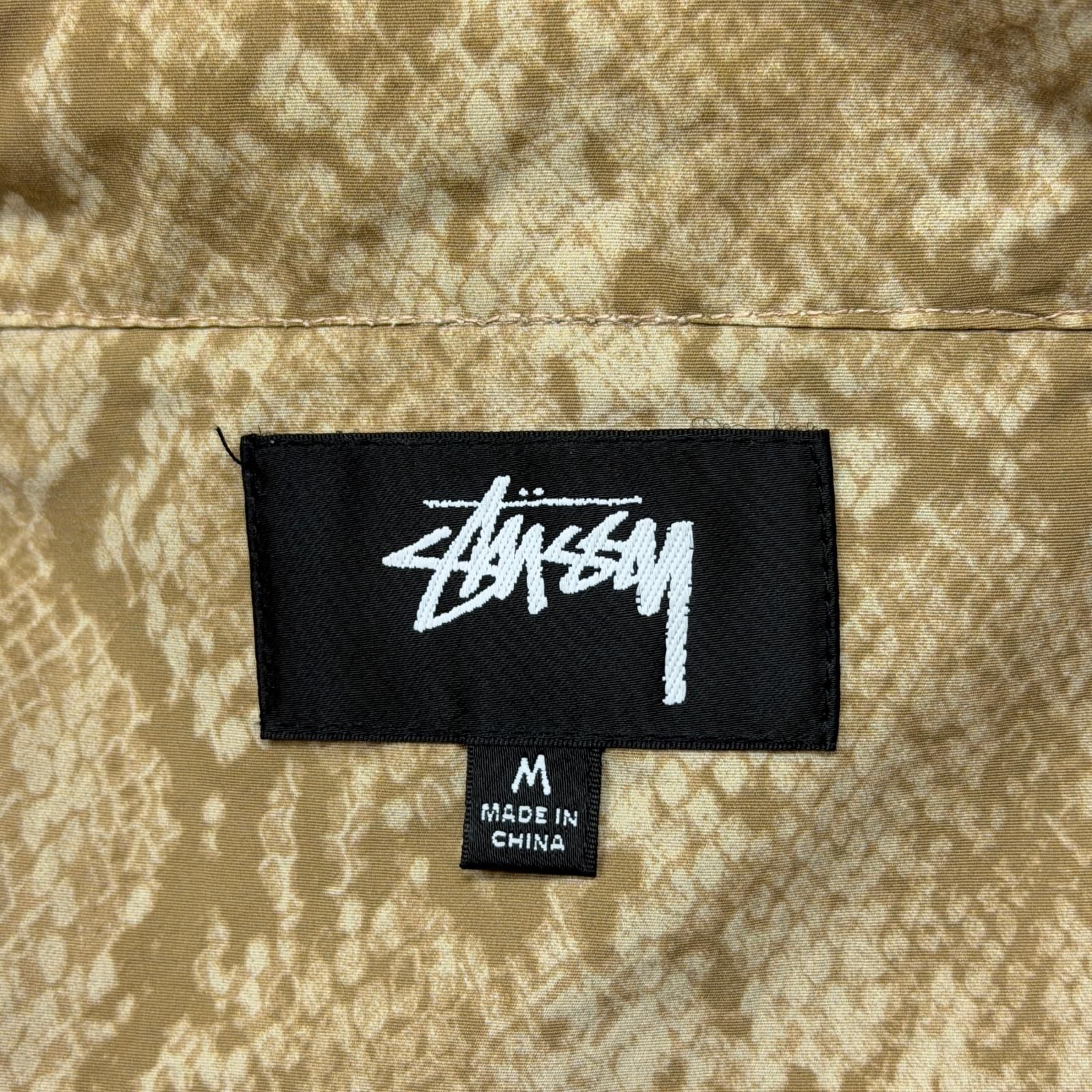 STUSSY 25SS BEACH SHELL SNAKE PRINT NYLON JACKET スネークプリント 