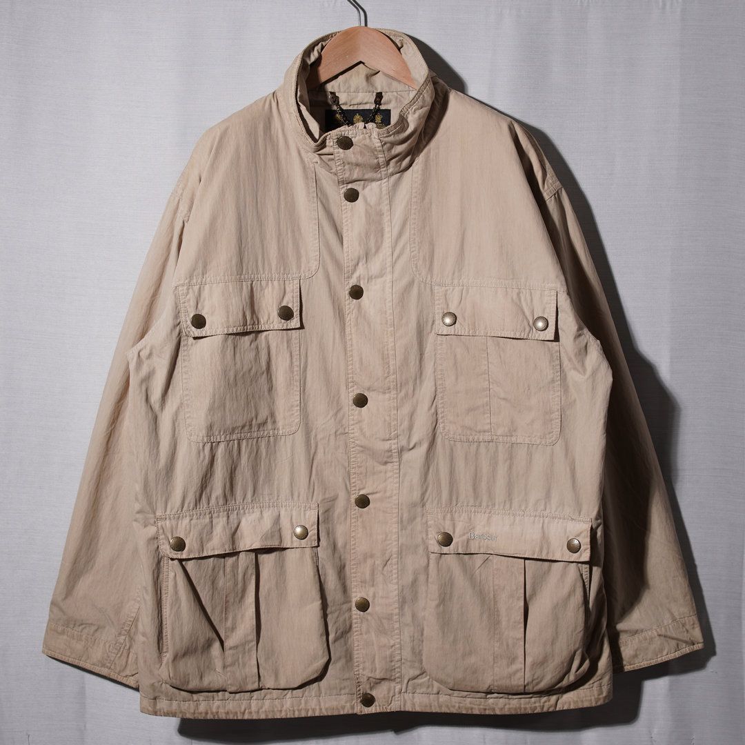 Barbour ベージュ コットンジャケット バブアー Barbour フィールドジャケット XL ベージュ 06年製