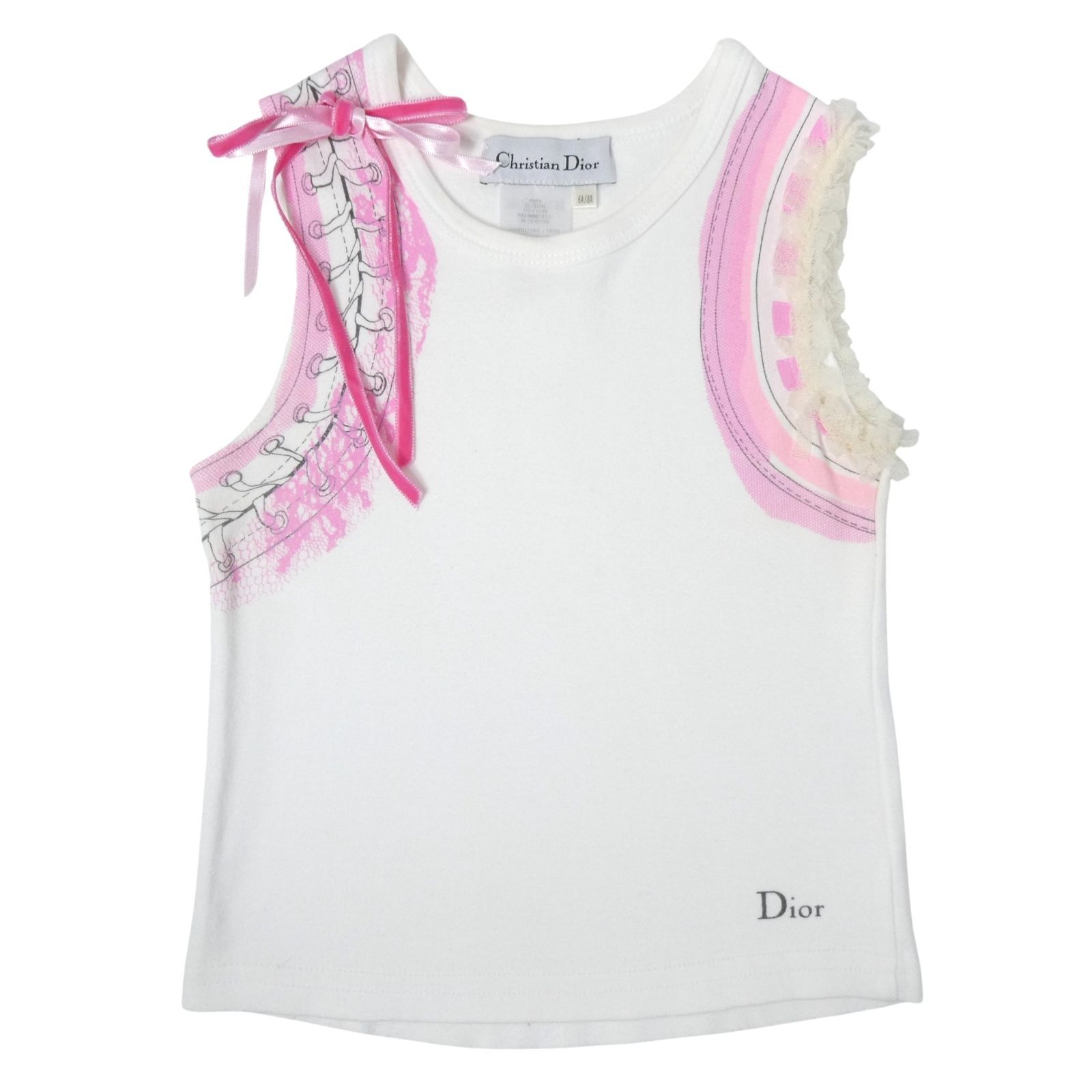 美品 Christian Dior クリスチャンディオール 6A/8A キッズ クルー