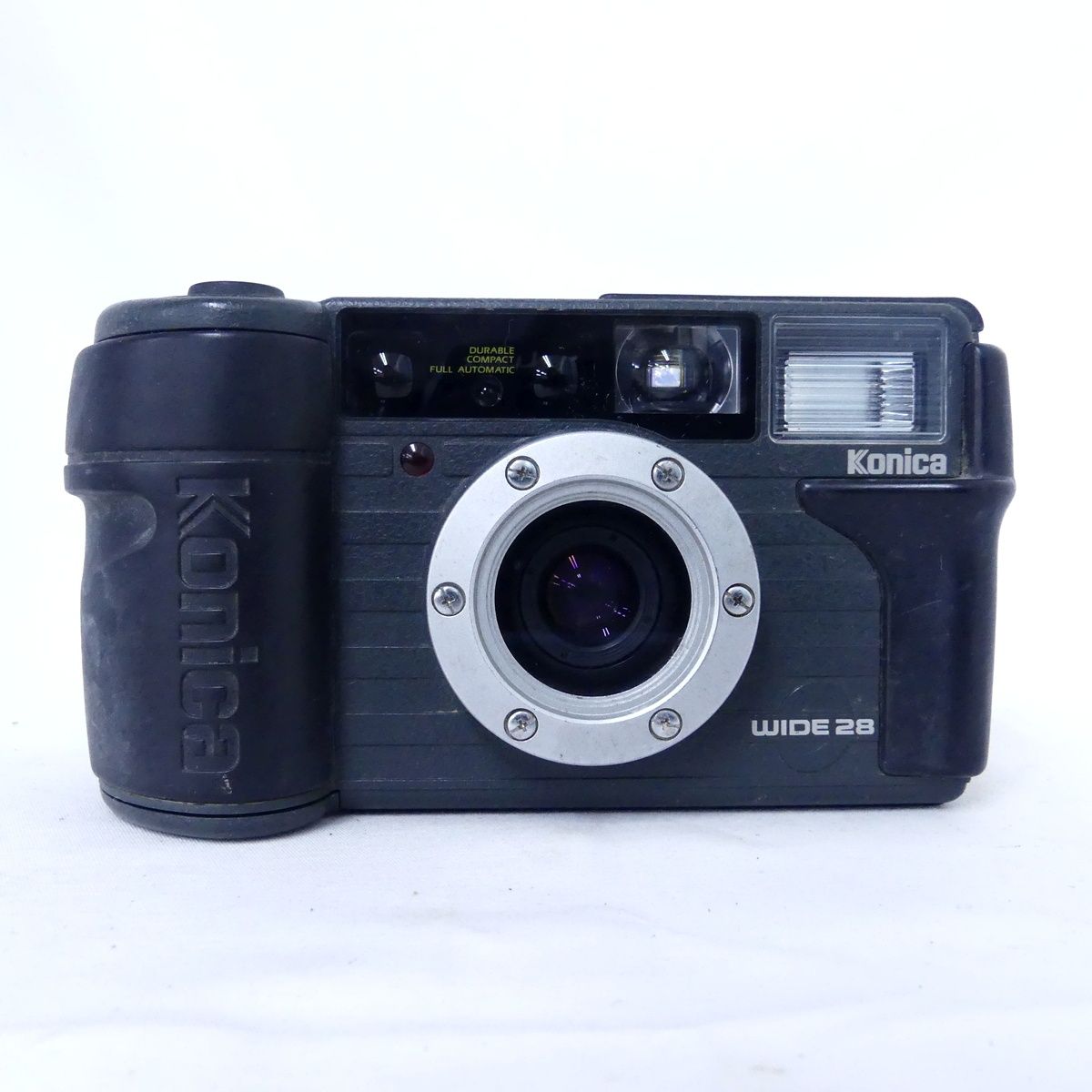コニカ　フィルムカメラ(フィルム付) 中古】【保証付 】 コニカ KONICA C35 Flashmatic ブラック S/N 689651