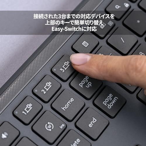  迅速に発送 ロジクール SLIM ワイヤレス キーボード K 950 GR 薄型 静かなタイピング Bluetooth Logi Bolt ワイヤレスキーボード テンキー 無線 Easy Switch 日本語配列 電池寿命3 0 fba 85 f 7 その他 キッチン 食器