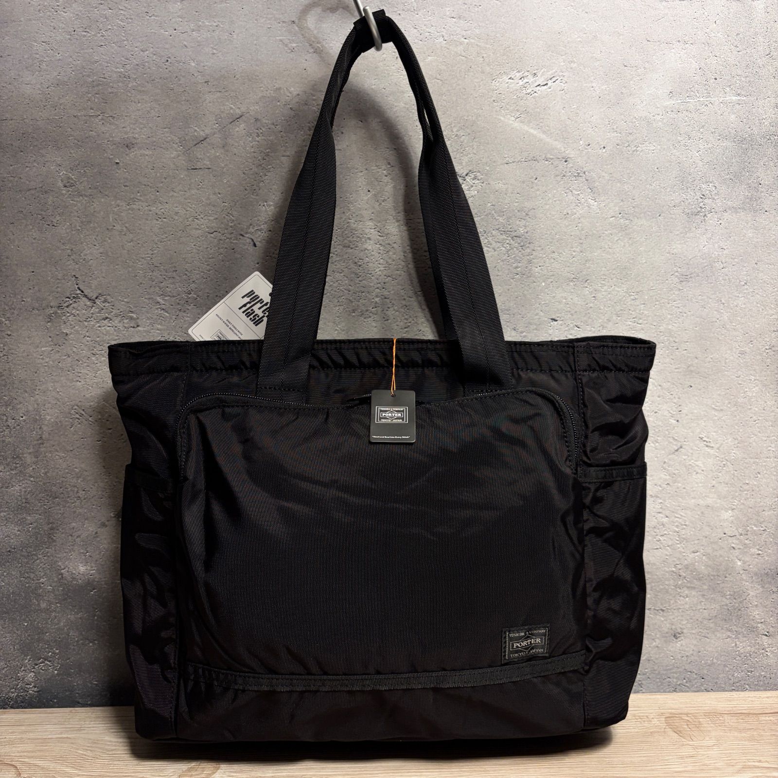 新品未使用 PORTER FLASH トートバッグ ブラック ポーター フラッシュ 
