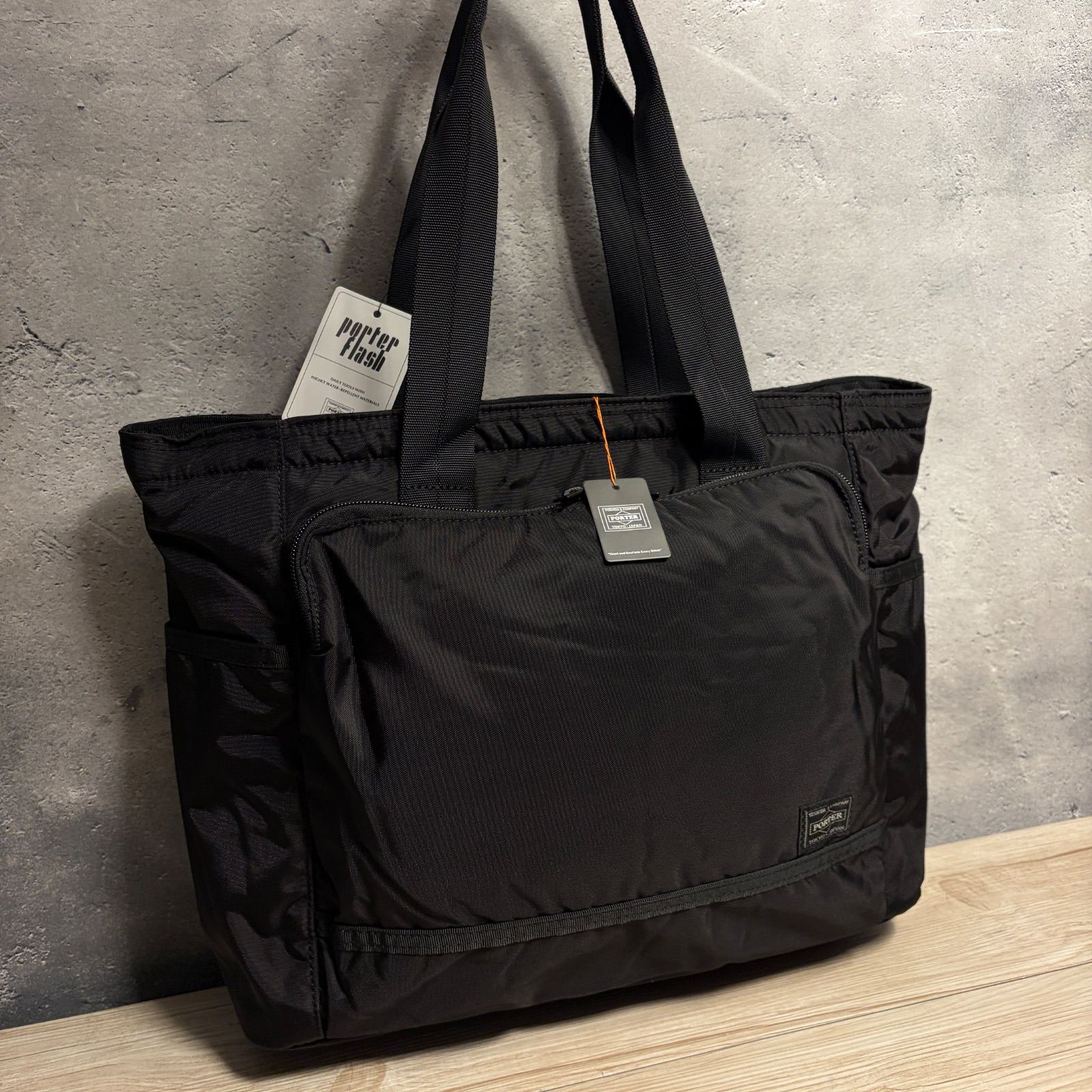新品未使用 PORTER FLASH トートバッグ ブラック ポーター フラッシュ 