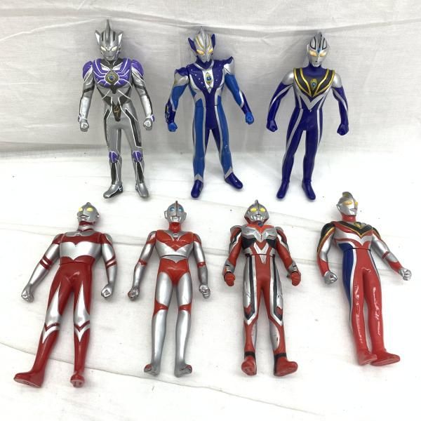 中古】EC)現状品)ウルトラマン ソフビ 7体セット②[91] - メルカリ