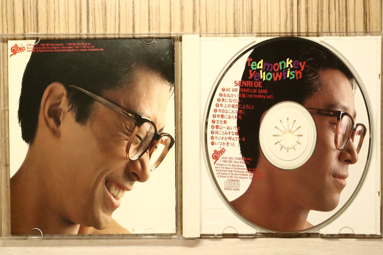 国内盤CD☆大江千里/Senri Oe□ red monkey yellow fish 【ESCB1003