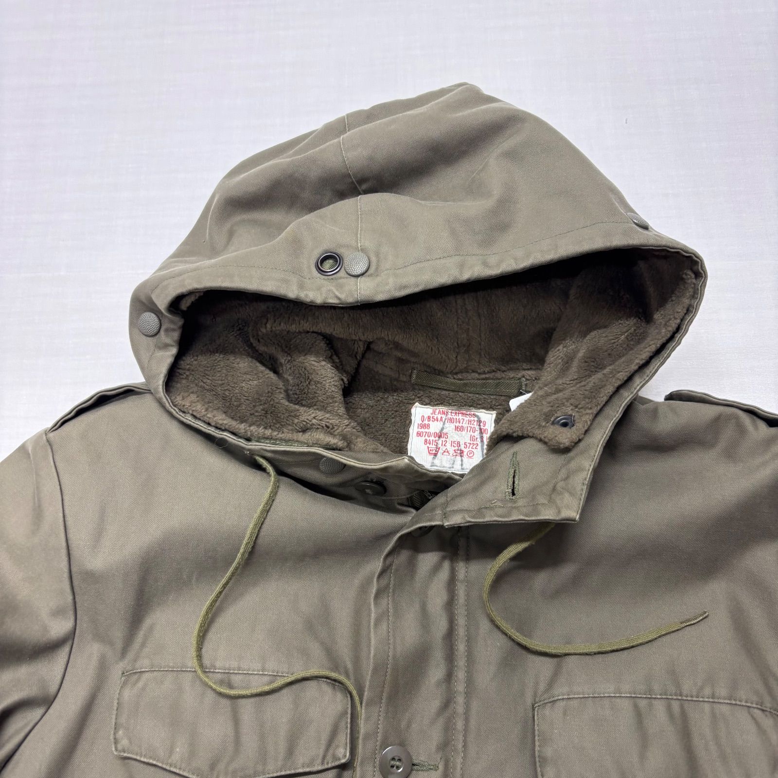 80s ドイツ軍 実物 フィールドパーカー モッズコート ボアライナー付