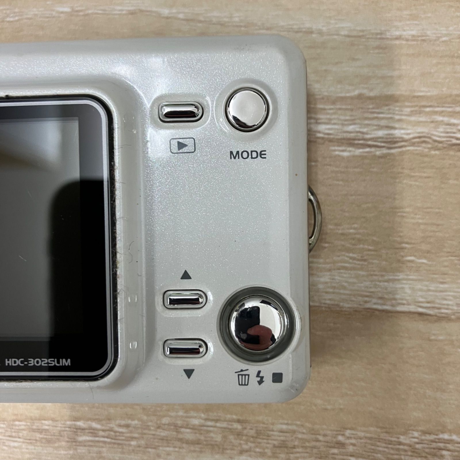 ジャンク品】HITACHI 日立 デジカメ HDC-302 SLIM デジタルカメラ 白