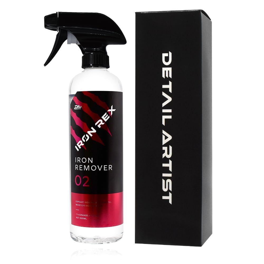 【IRONREX】IRONREMOVER02 鉄粉除去剤 500ml 大容量 鉄粉リムーバー プロ仕様 鉄粉除去 ボディ＆ホイール用 潤滑性 高濃度配合 洗車ケミカル