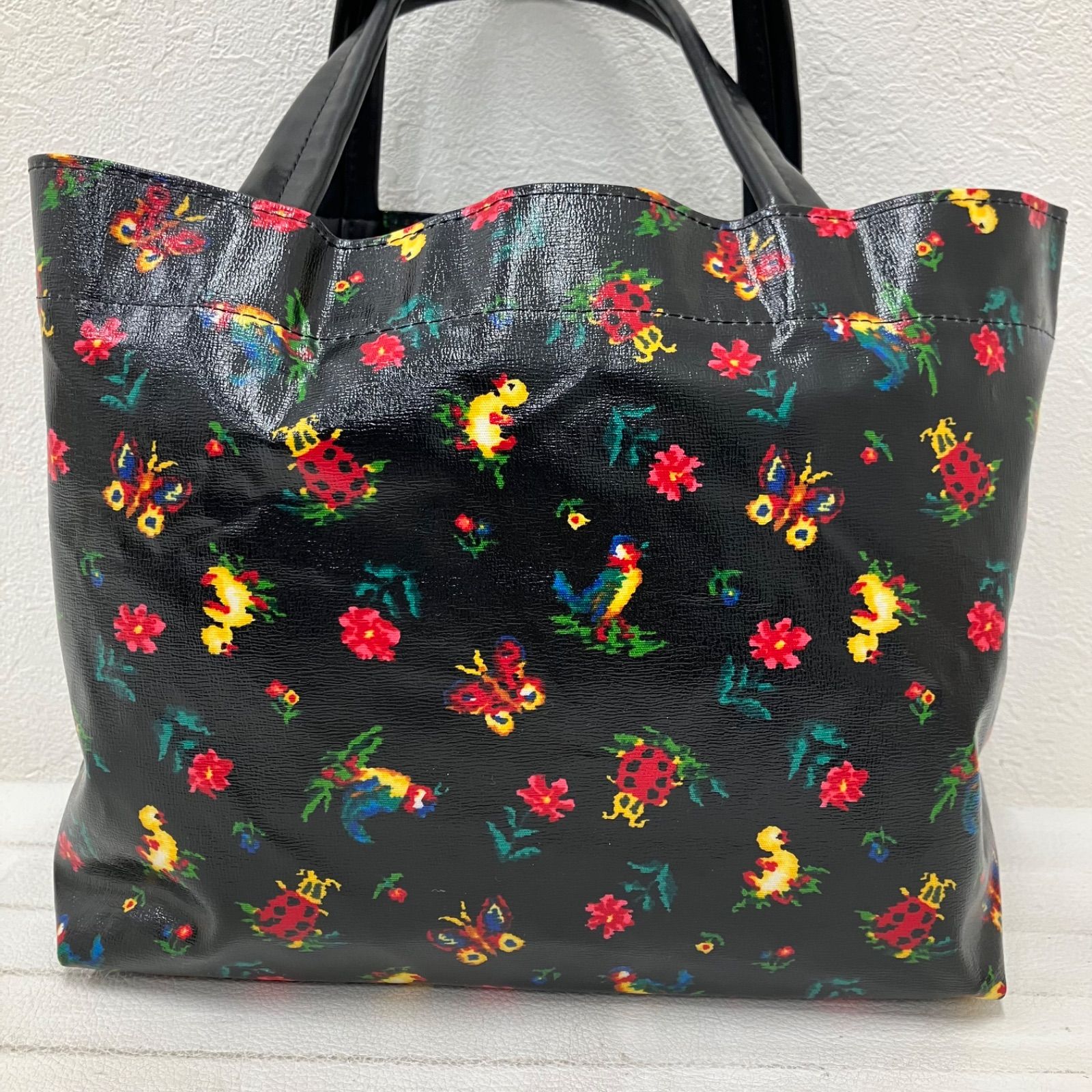 【美品】FEILER フェイラー　ハンドバッグ　ラウンド　ラメ　ブラック　希少 8612 FEILER フェイラー ハンドバッグ トートバッグ ブラック 黒