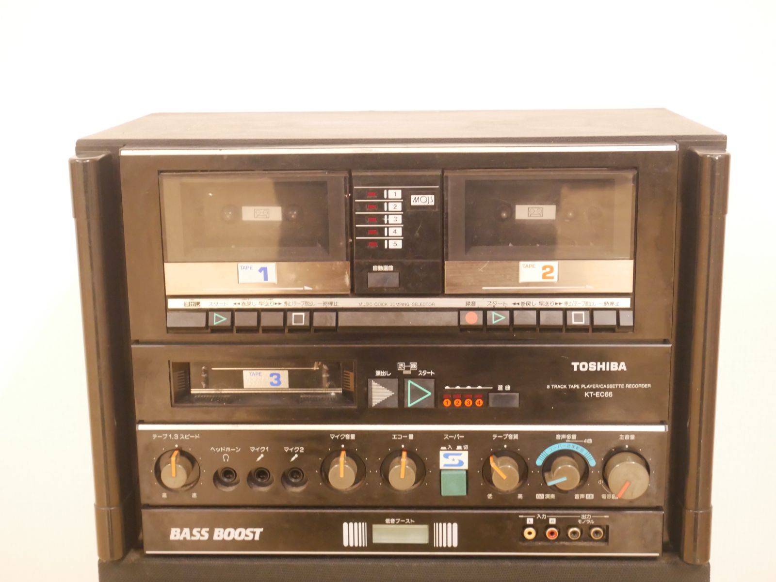 TOSHIBA KT-EC70 東芝8トラックテーププレヤー/カセットレコーダ Yahoo!オークション - 「8トラック カラオケ」オーディオ機器の落札