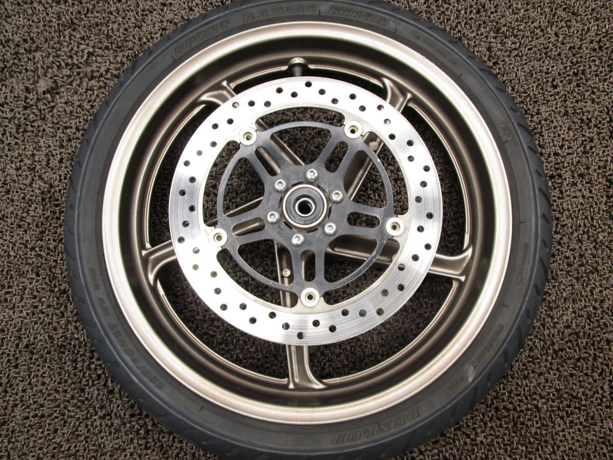 ホンダ VTR250 MC33 純正 フロントホイール タイヤ・ディスクローター