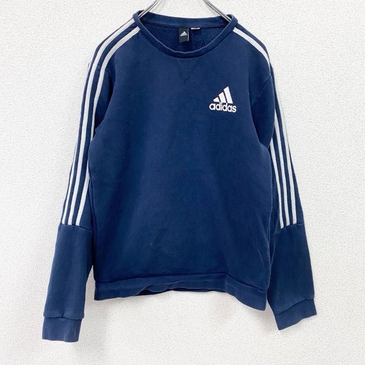 古着 used adidas アディダス スウェット/トレーナー 紺 ネイビー