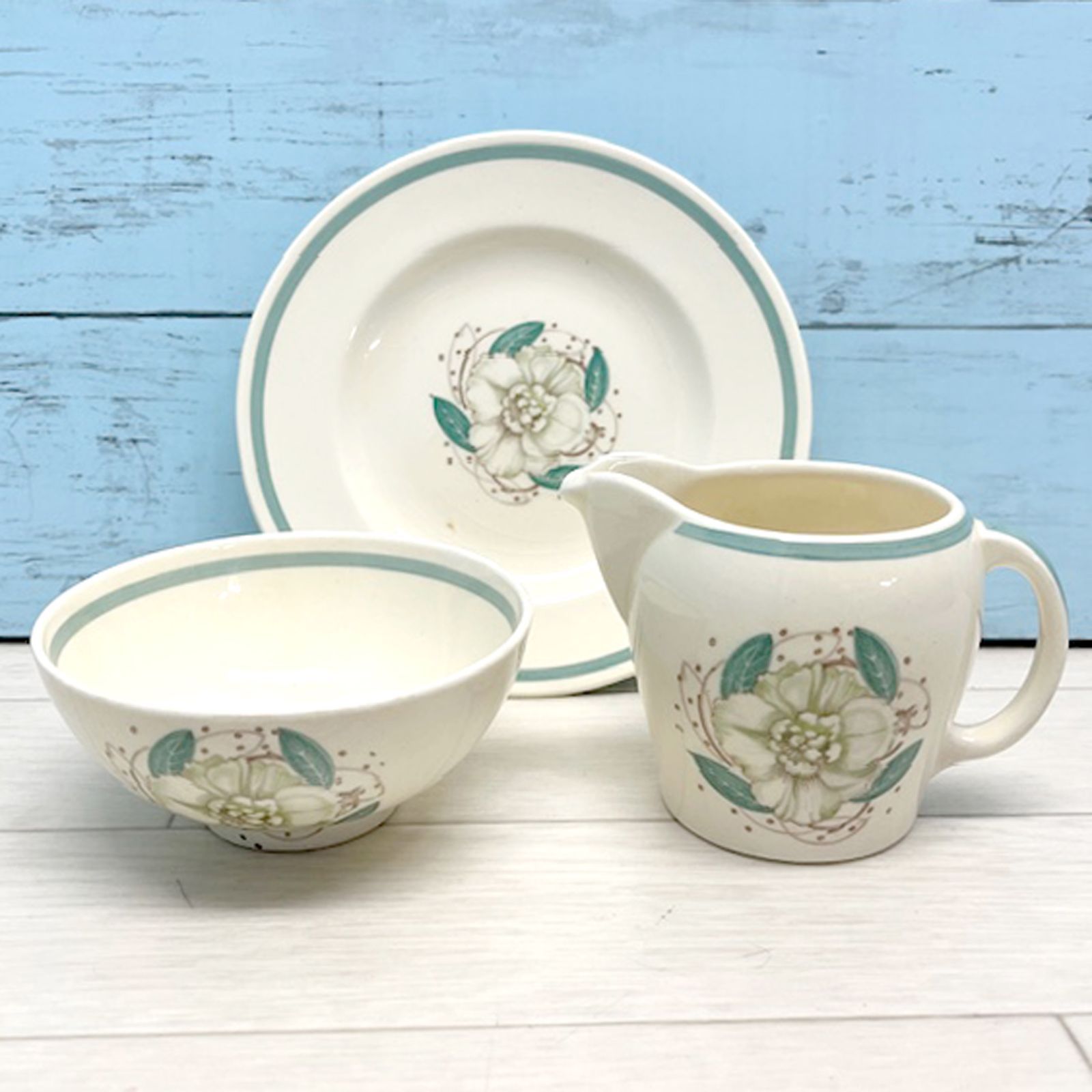 スージー・クーパー（Susie Cooper）クリーマー＋シュガーボウル＋