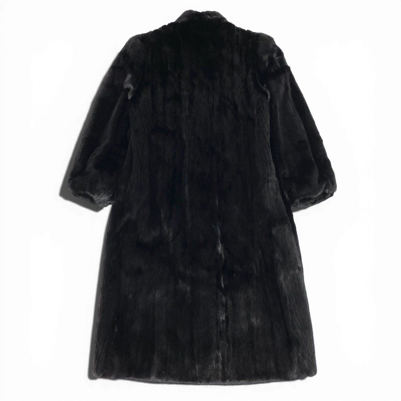 6a21 SAGA MINK サガミンク 銀サガ ダークミンク 丈112cm 超ロング