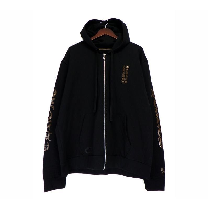クロムハーツ CHROME HEARTS 【 1998 HOODIE ZIP 】 ラメ ロゴ
