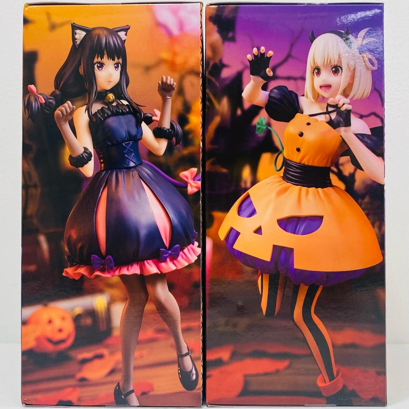 リコリスリコイル　フィギュア　ハロウィンVer. 錦木千束　井上たきな システムサービス「BRILLIANTフィギュア」より「リコリス・リコイル