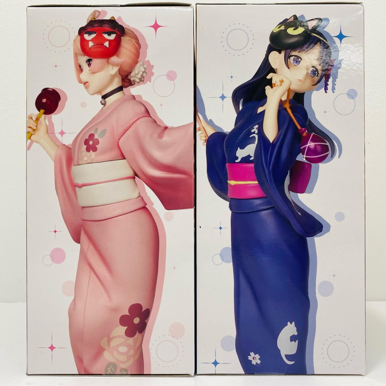 飾磨店】 中古 若月ニコ&宮尾音夢-浴衣フィギュア「ウィッチウォッチ