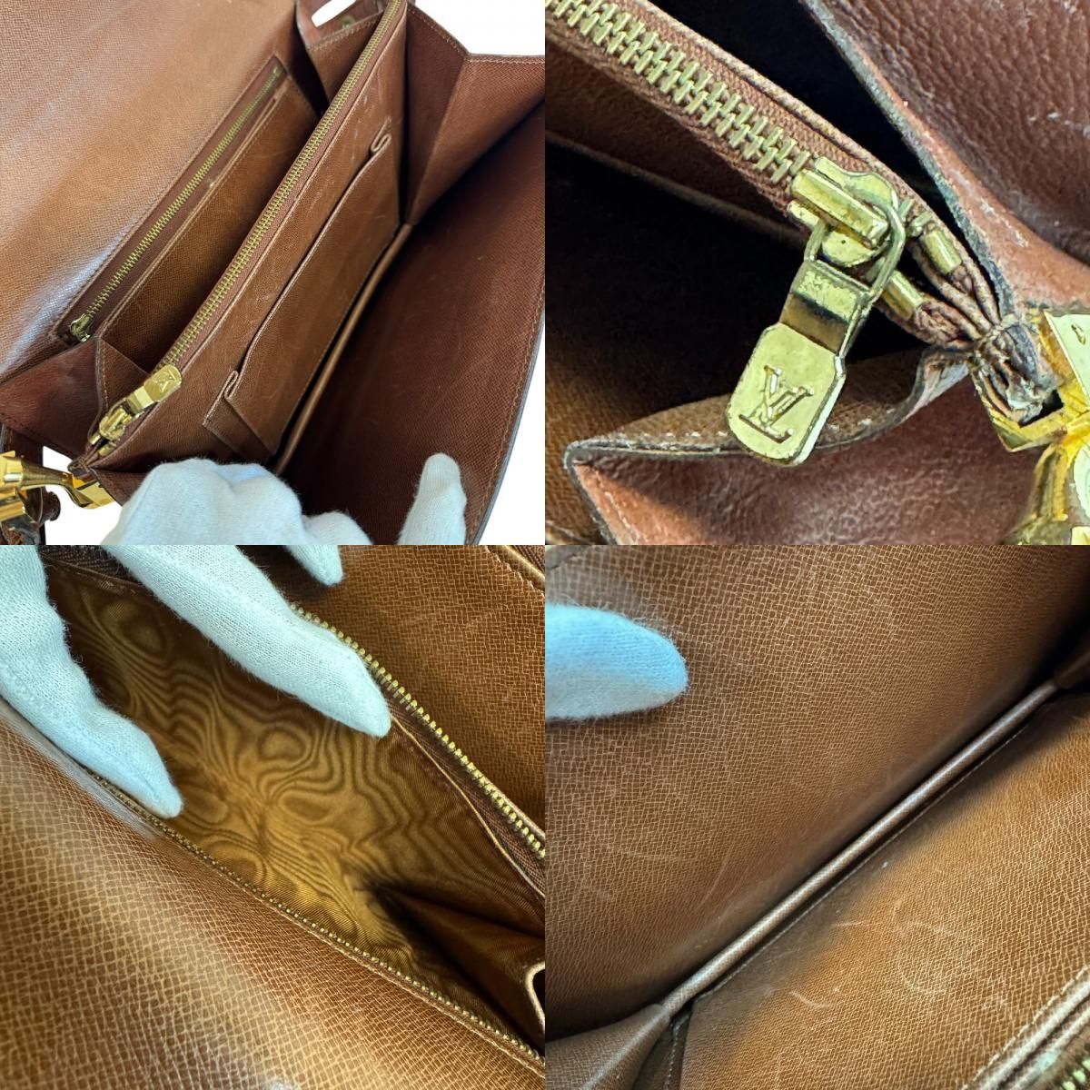 LOUIS VUITTON ルイヴィトン M51414 ヴィンテージ ターンロック 肩掛け