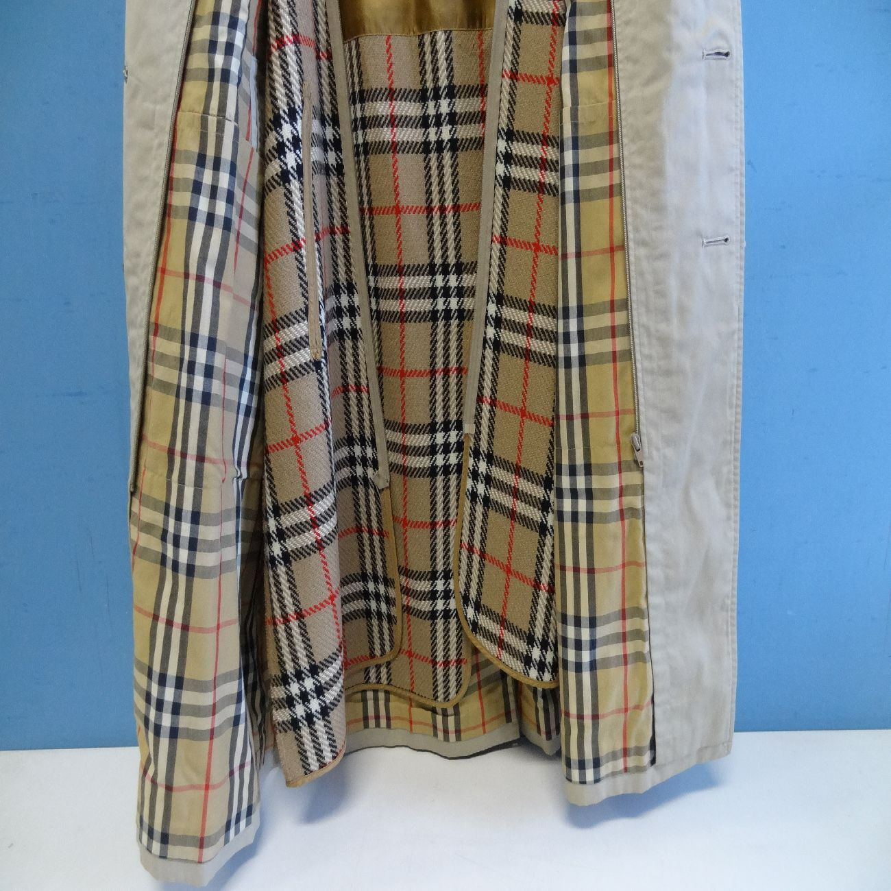 BURBERRY バーバリー トレンチコート ベージュ ノバチェック ロング