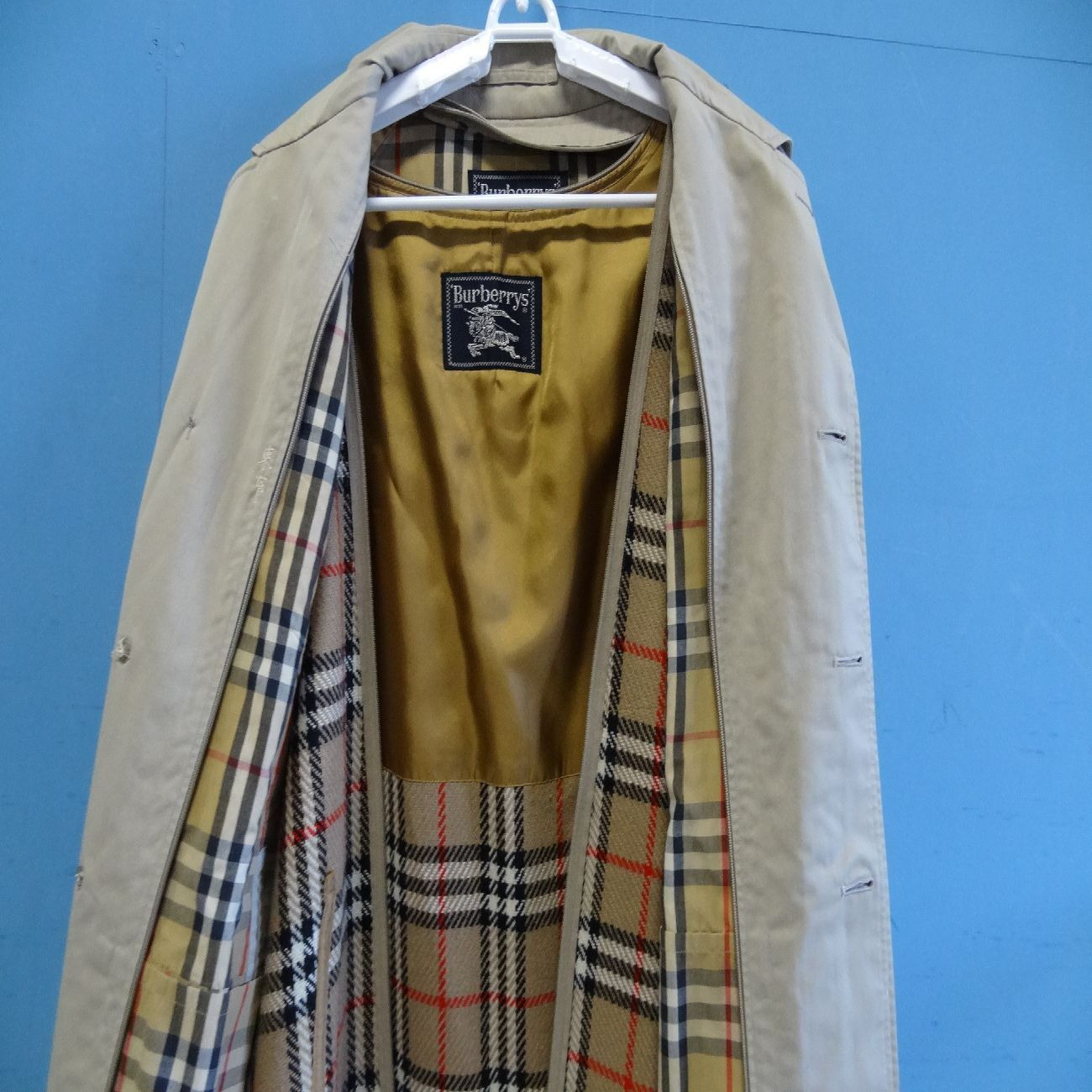 BURBERRY バーバリー トレンチコート ベージュ ノバチェック ロング