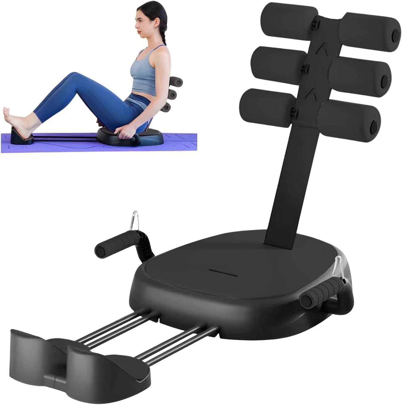 MERACH 腹筋マシーン 2段階傾斜調整 5段階高さ調整 耐荷重200kg 腹筋