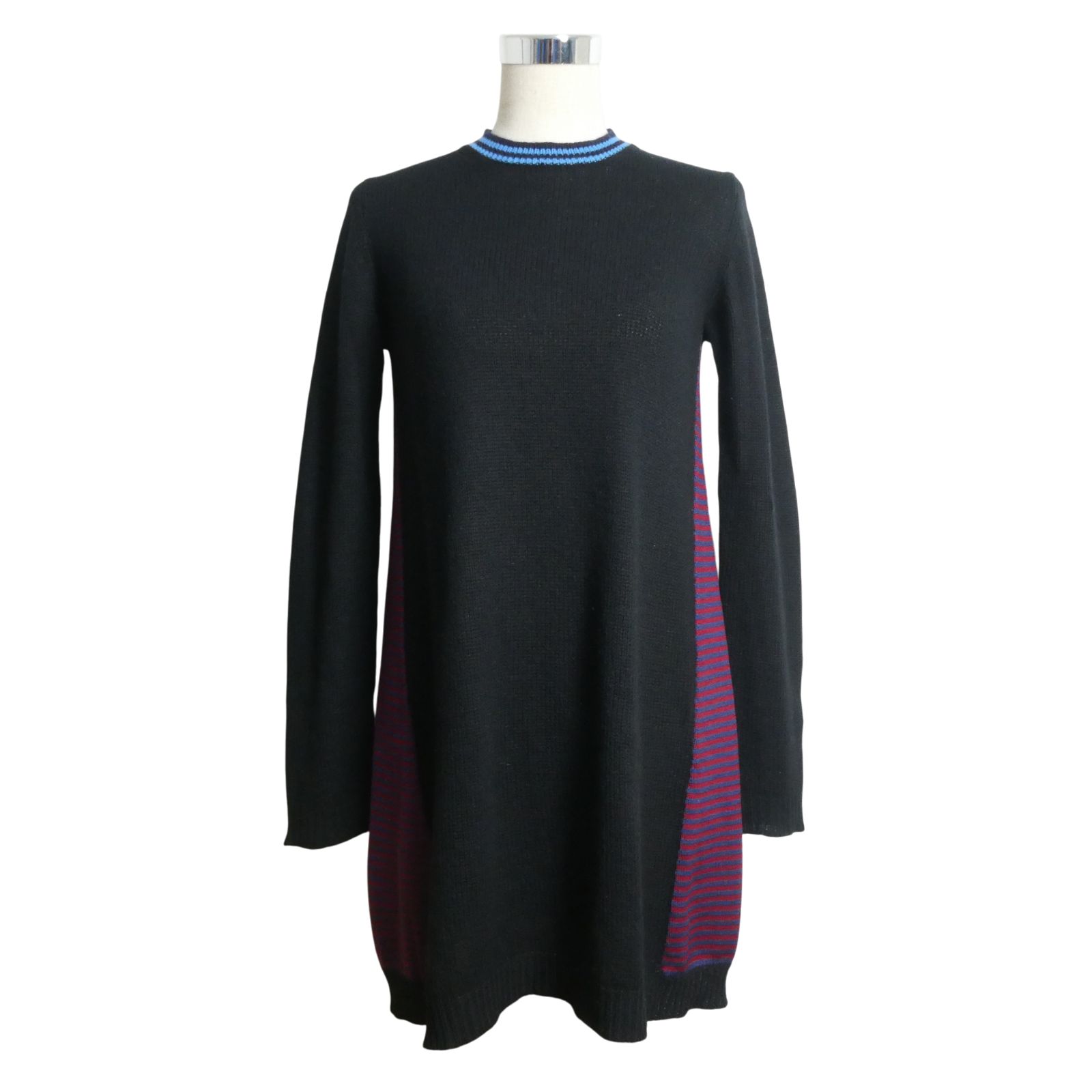 PRADA プラダ カシミヤ×シルク×ウール ニット ワンピース クルーネック
