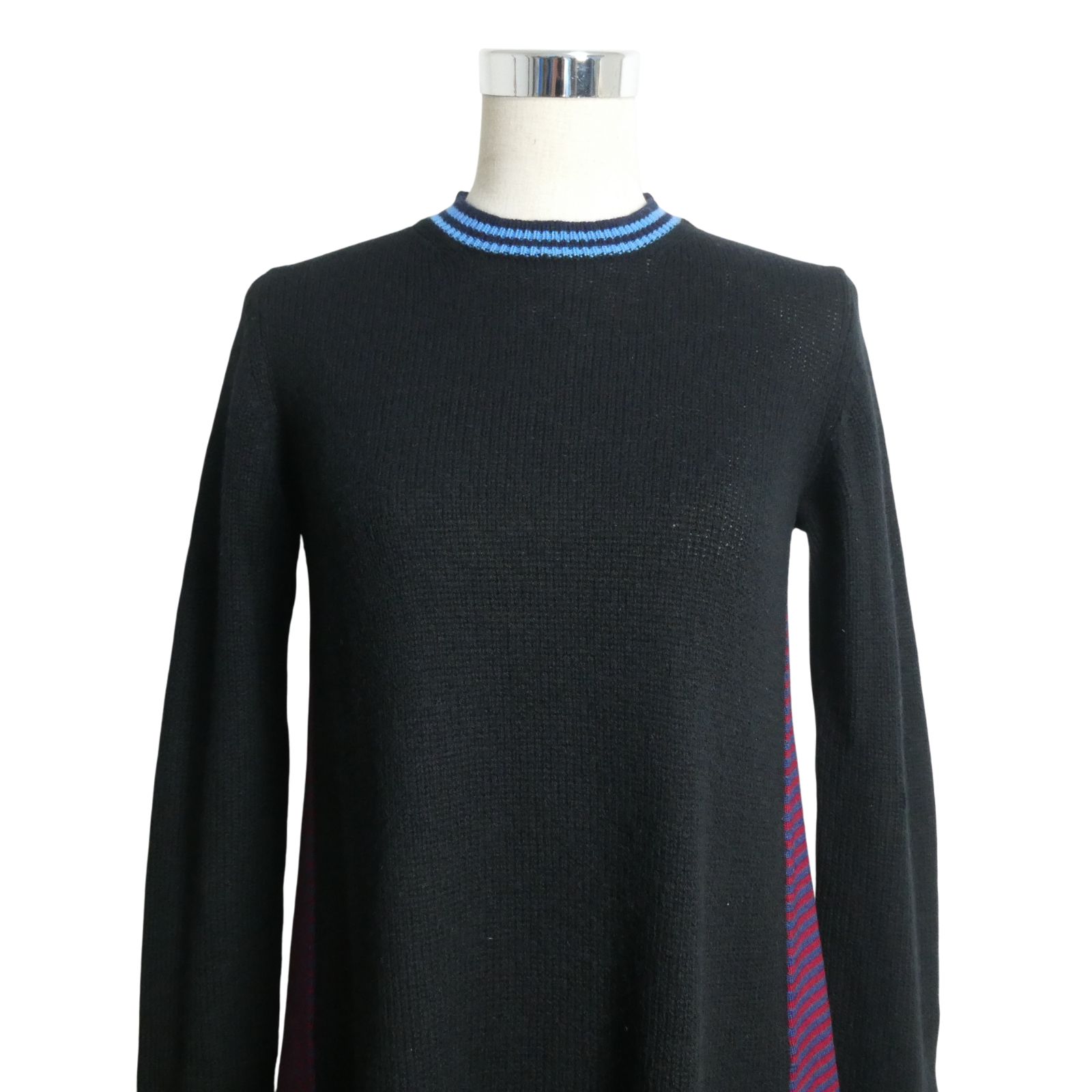 PRADA プラダ カシミヤ×シルク×ウール ニット ワンピース クルーネック