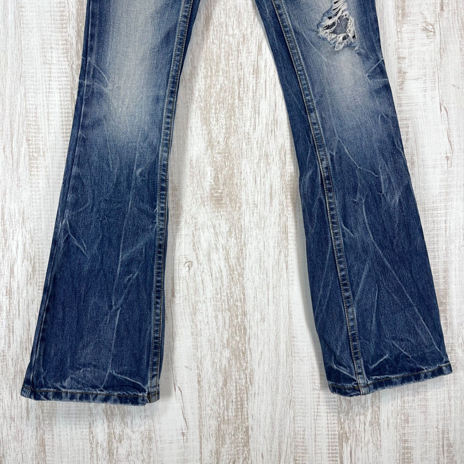 RED PEPPER レッドペッパー ウィング刺繍 スタッズ ワッペン ダメージ