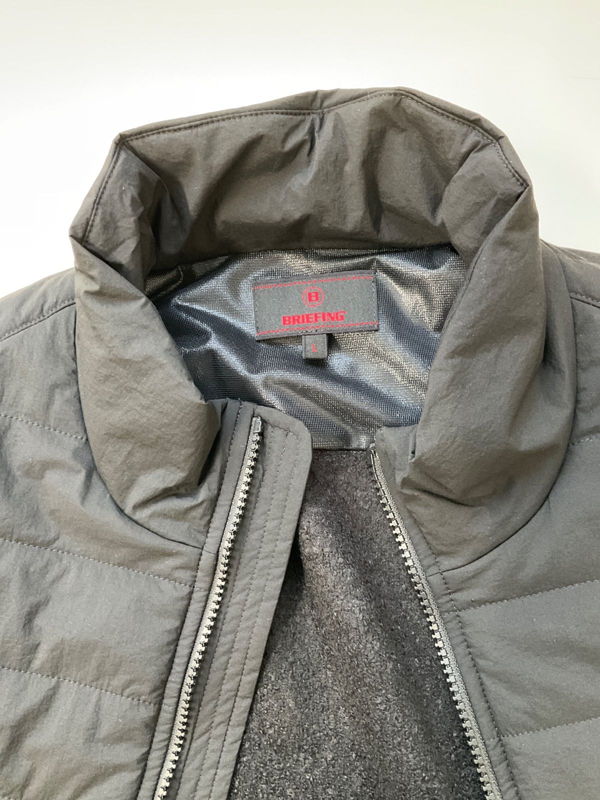 ブリーフィング メンズ ウインドブロックニット ブルゾン Lサイズ