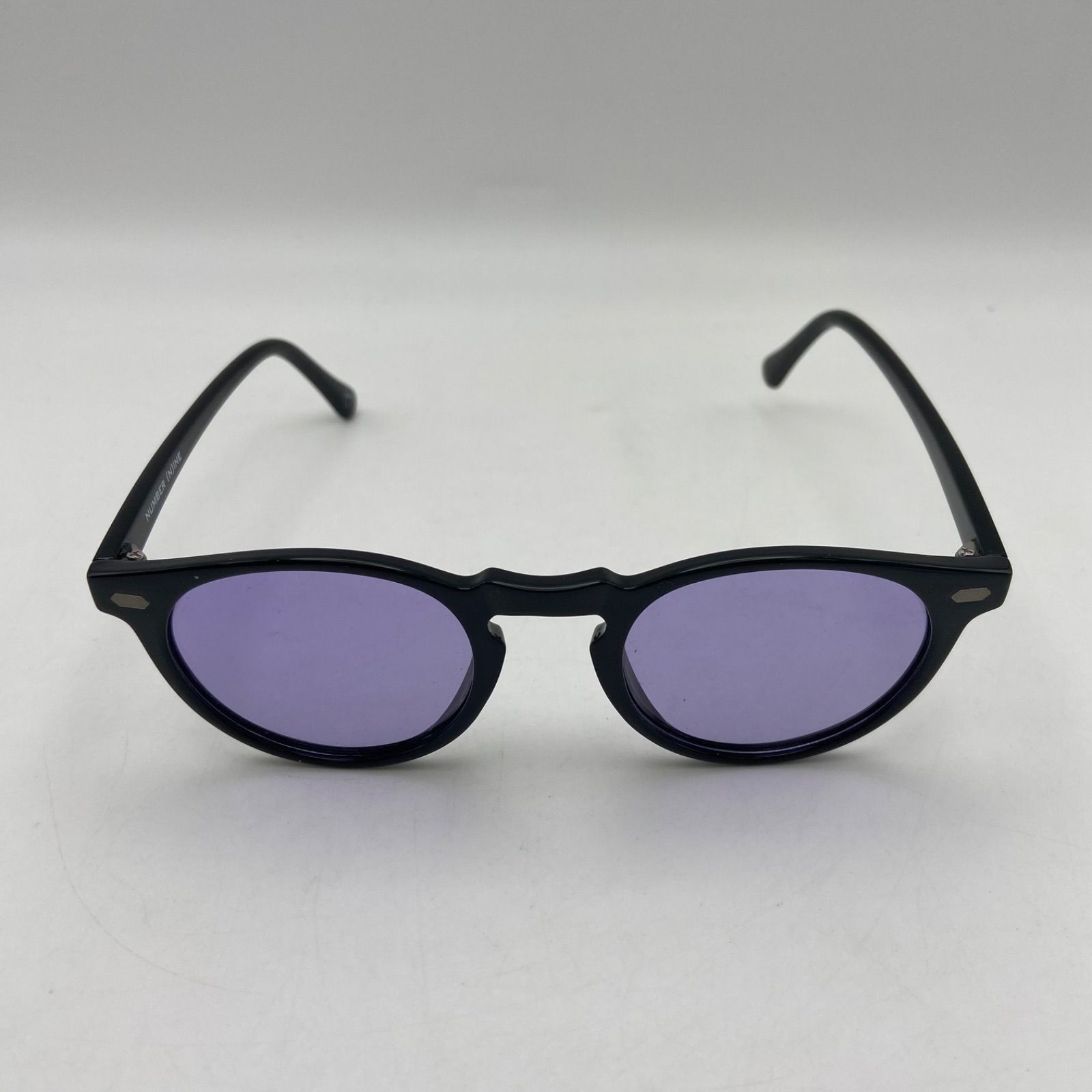 NUMBER (N)INE ナンバーナイン サングラス ブラック レンズブルー