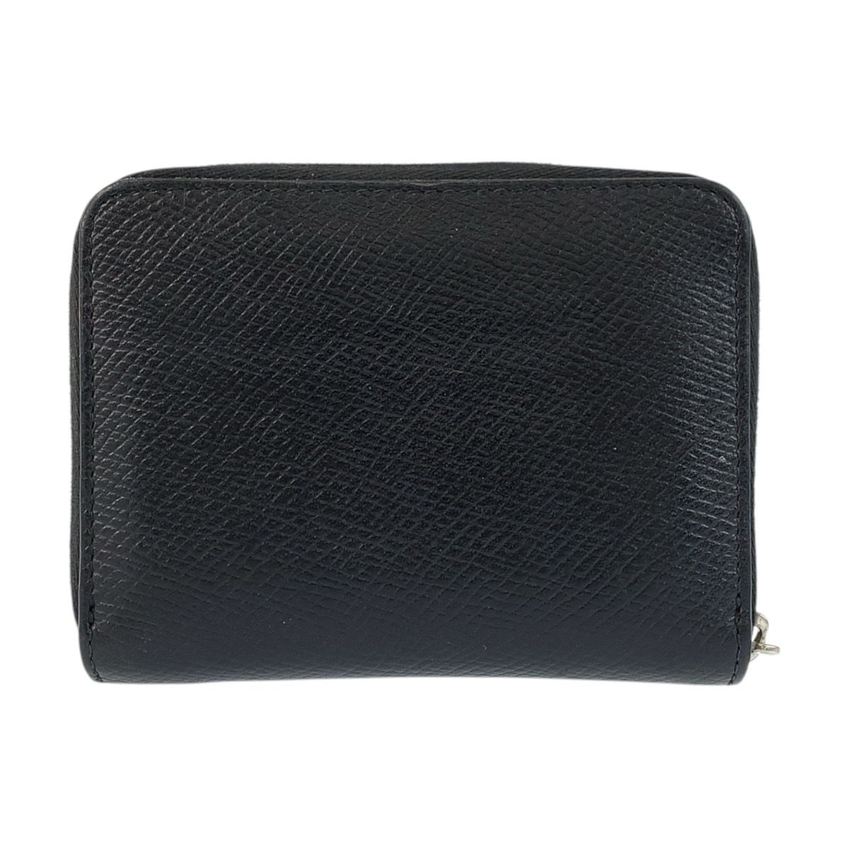 CELINE セリーヌ ブラック 黒 シルバー金具 レザー コインケース 小銭