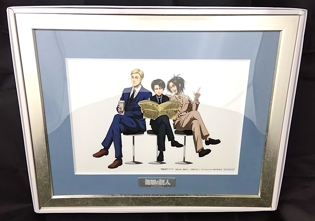 セール⭐️ 進撃の巨人　額縁＆プレート付きA5キャラファイングラフ 楽天ブックス限定先着特典 「進撃の巨人」 額縁＆プレート付きA5キャラ