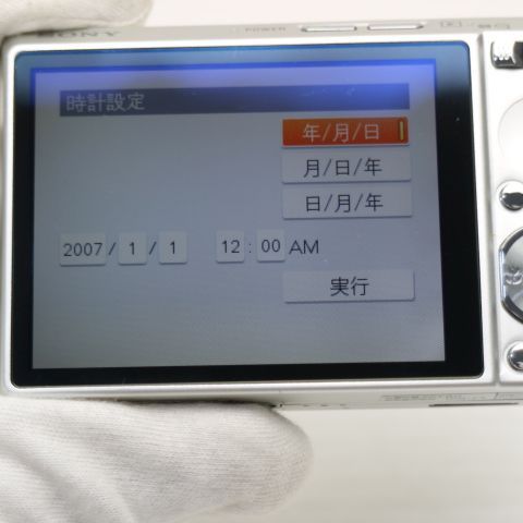 超美品 Cyber-shot DSC-T100 シルバー 即日発送 SONY デジカメ