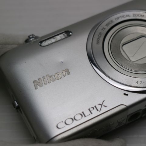 【動作済】Nikon COOLPIX S3500 シルバー本体 Nikon ニコン COOLPIX S3500 販売済み クリスタルシルバー コンパクト