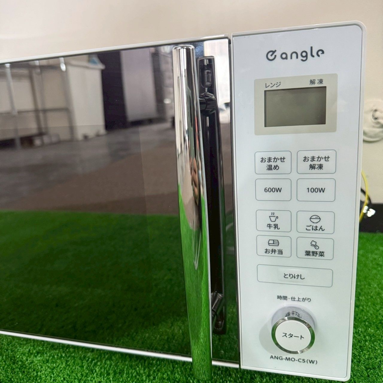 angle エディオン 電子レンジ 2025年製 （説明書なし） ANG-MO-C5(W