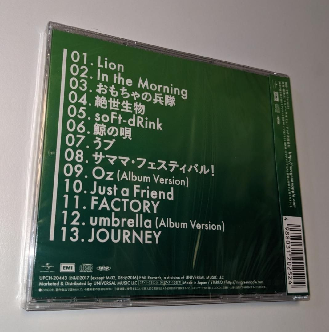CD Mrs.GREEN APPLE Mrs. GREEN APPLE 通常盤 ミセスグリーンアップル