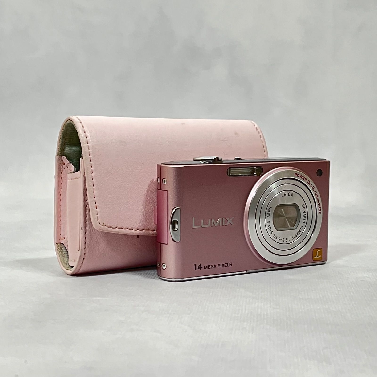 Panasonic LUMIX DMC-FX66 デジカメ ピンク 専用ケース付 Panasonic