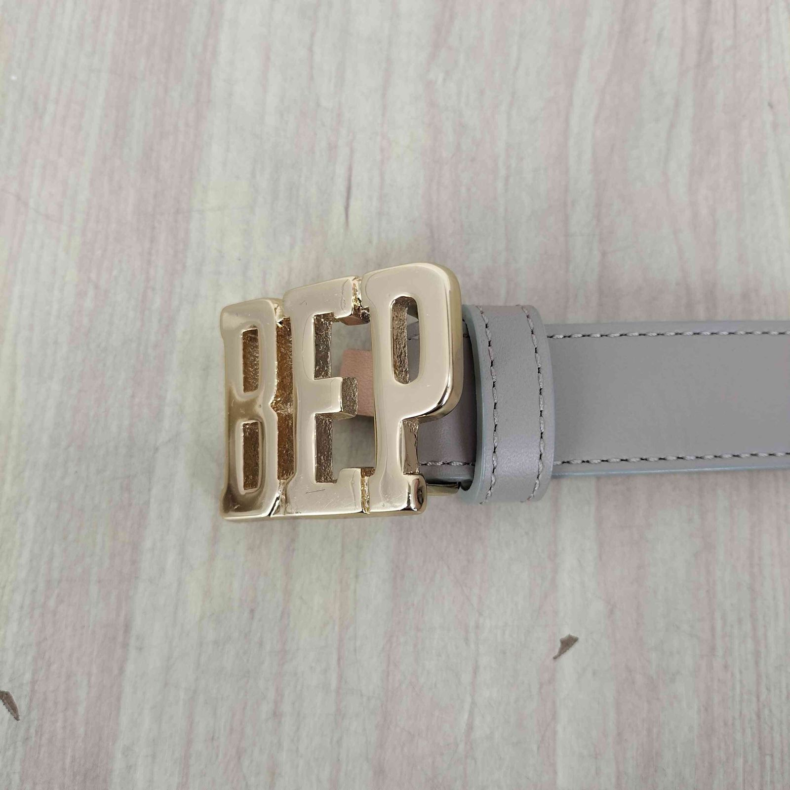 THE BLACK EYE PATCH ロゴベルト ザブラックアイパッチ THE BLACK EYE PATCH ロゴバックルレザーベルト