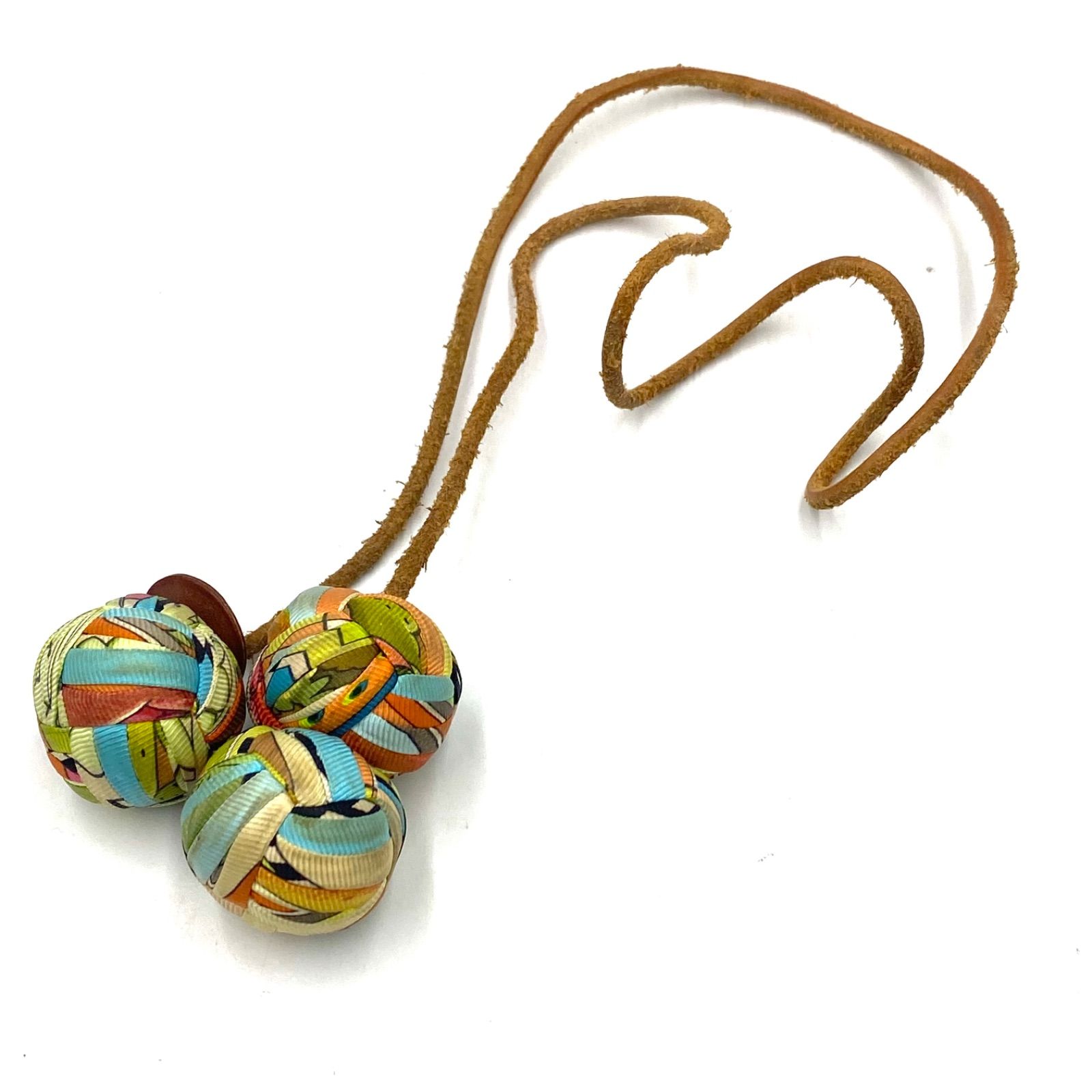 エルメス　ポンポン　バッグチャーム 　ビンテージ 希少 HERMES エルメス ボンボン ポンポン バッグチャーム シルク