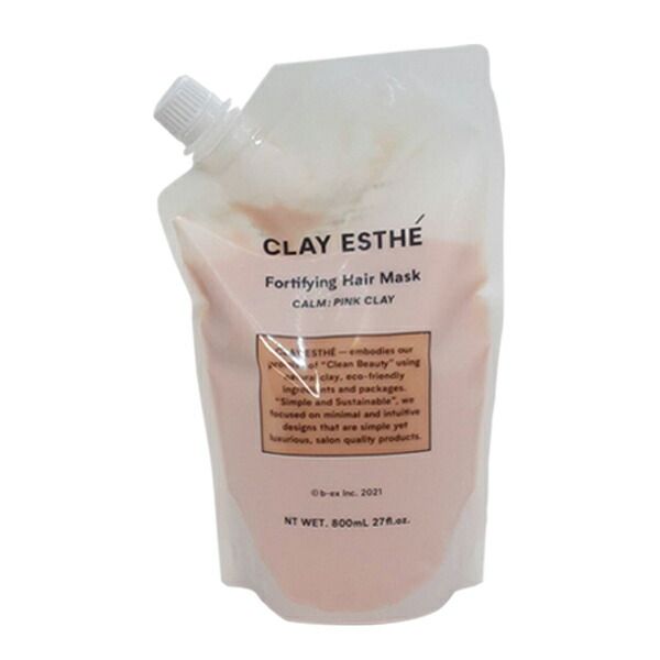 詰替】クレイエステ フォーティファイング ヘアマスク ピンククレイ