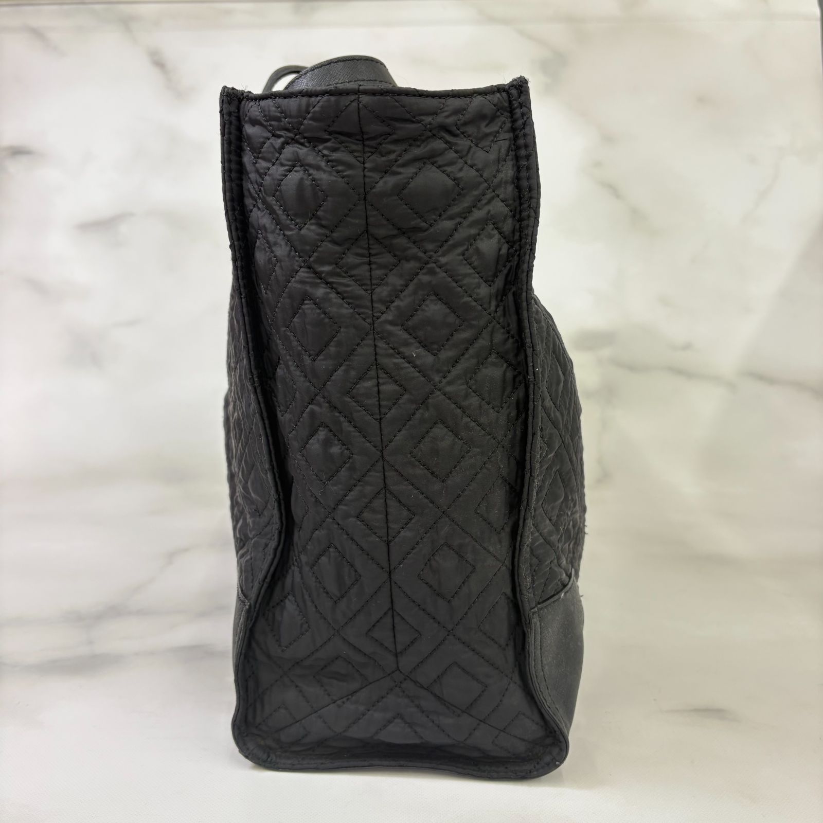 鑑定済み 】 トリーバーチ キルティング トートバッグ ブラック