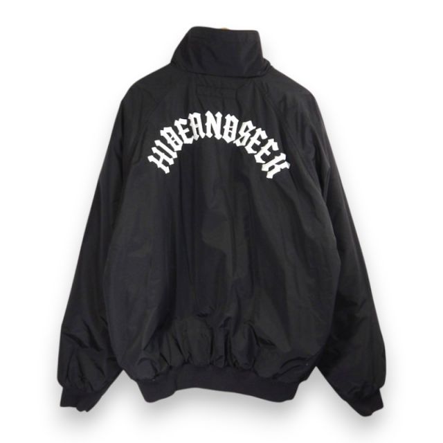 HIDE AND SEEK NYLON ZIP JACKET BLACK HJ-120122 ハイドアンドシーク