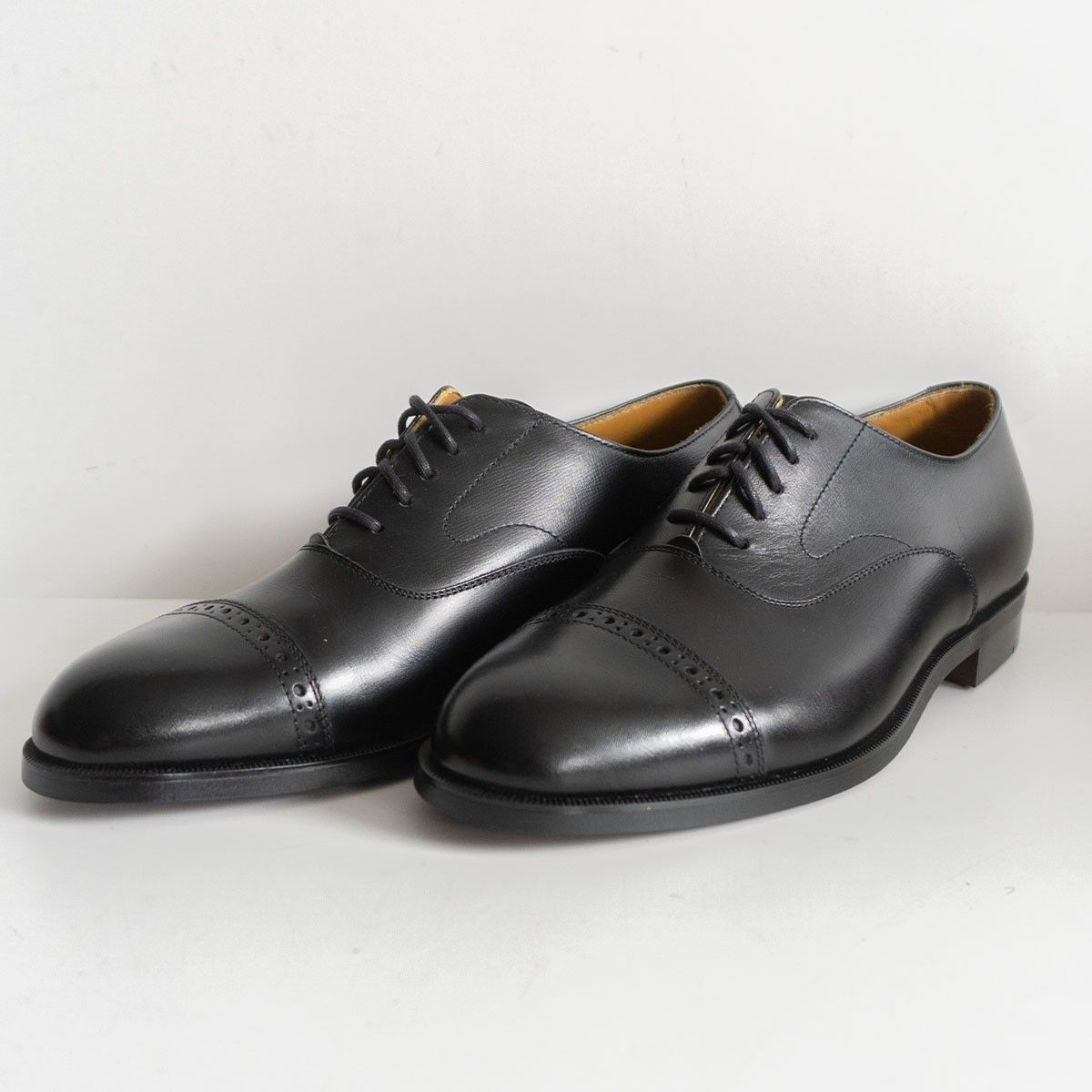 試着のみ美品】REGAL【メダリオン ストレートチップ レザーシューズ