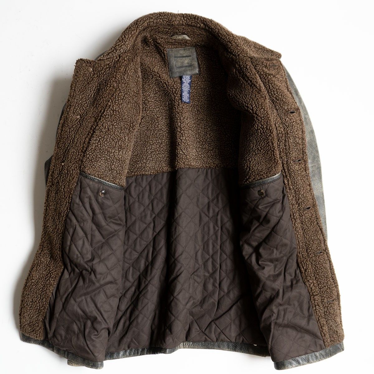 雰囲気抜群】OLD GAP【エイジング加工 レザー ムートン ジャケット