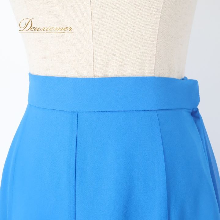 社交ダンス 衣装 スカート ブルー系 チャコット Chacott 水色 レッスン