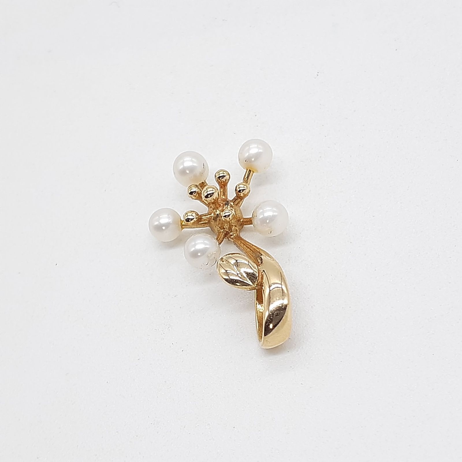 ネックレス ペンダントトップ チャーム ゴールド K18 パール 真珠