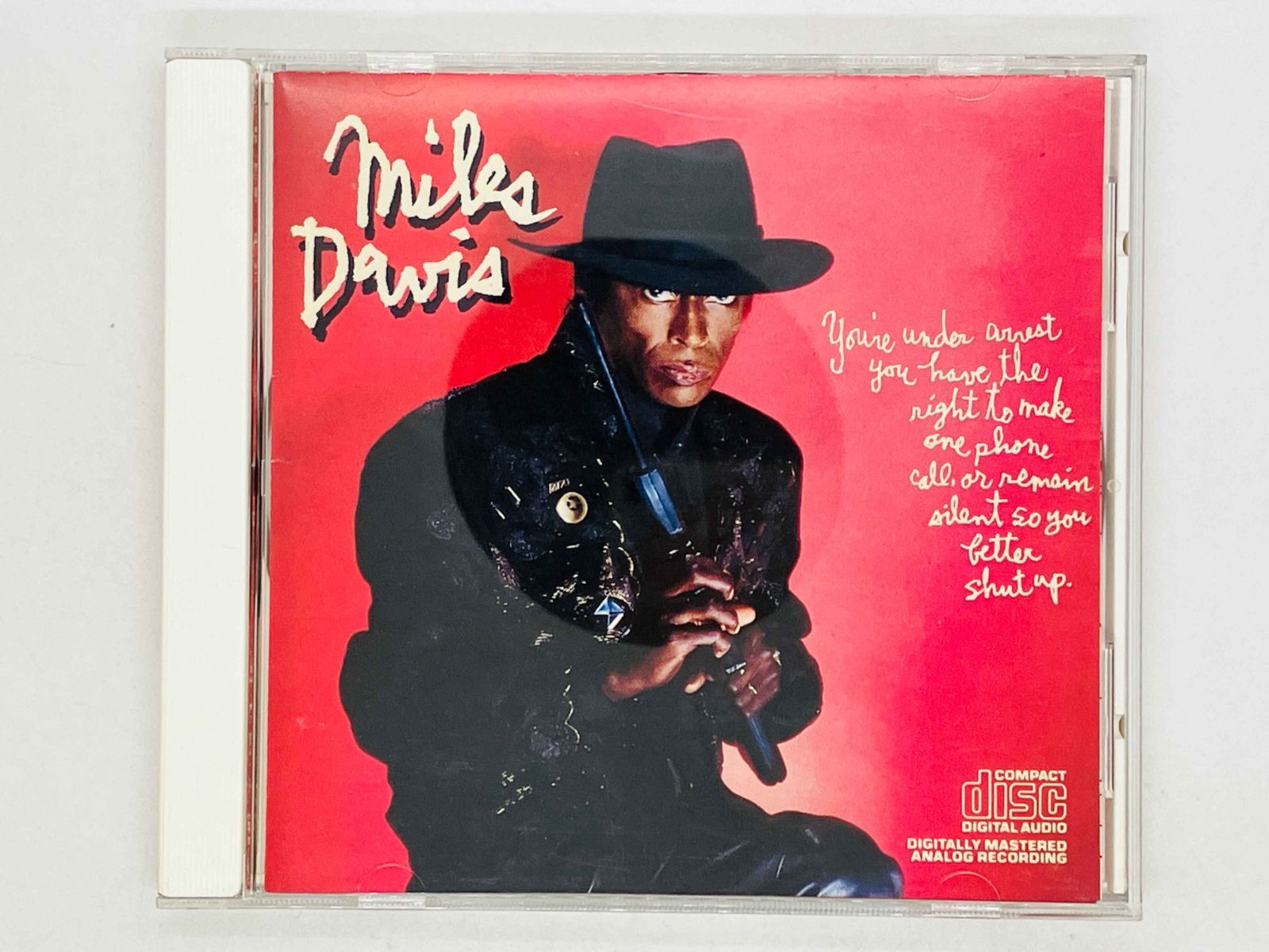 CD MILES DAVIS / YOU'RE UNDER ARREST / マイルス・デイビス / ユア