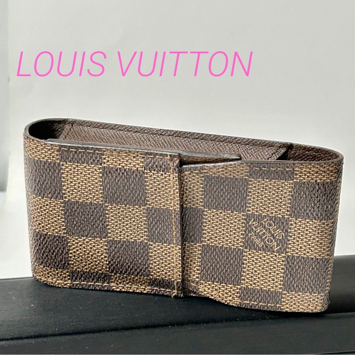 LOUIS VUITTON ルイヴィトン N63024 ダミエ・エベヌ エテュイ
